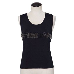 Jamie Sadock Sleeveless Beaded Top - S